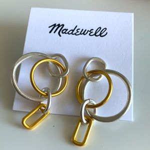Madewell Hoop Chain Earrings